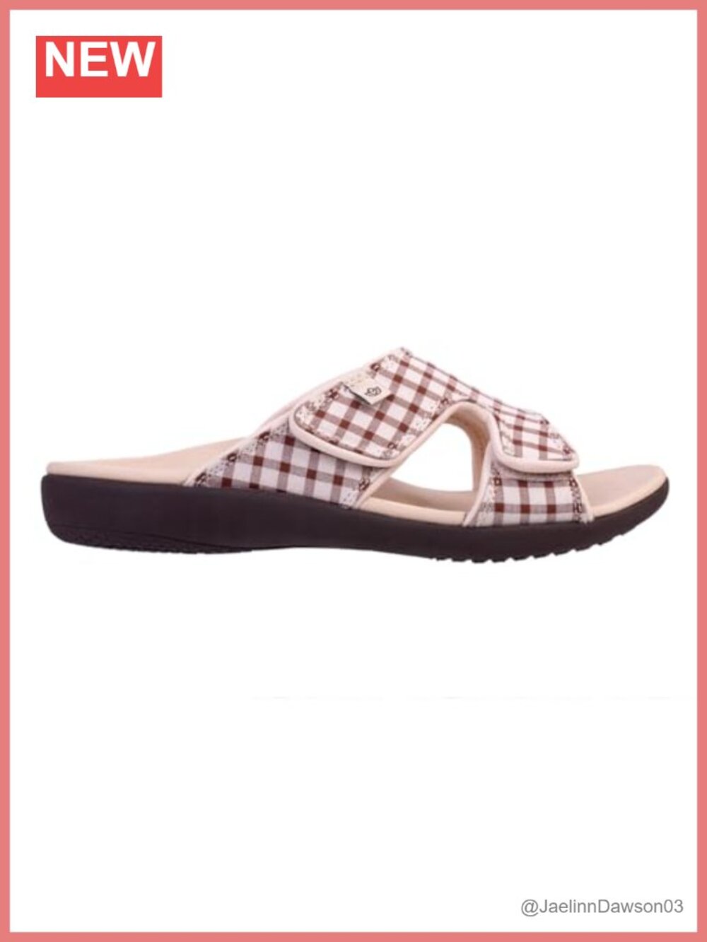 Spenco Comfort Slide Sandal with Orthotic Arch Support, Non-Slip, EVA